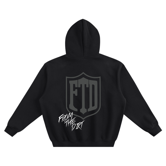 D.EAST KARMA 4 FTD Boxy Hoodie - FTD MERCH BY DREW™