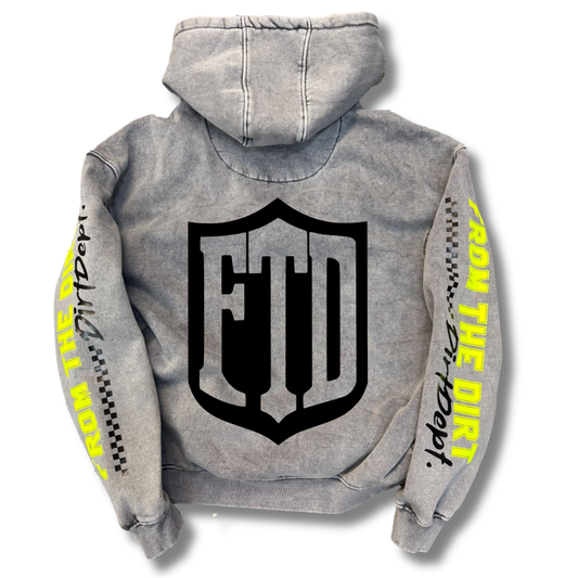 FTD Dirt Dept. Emerged From The Dirt zip up hoodie - FTD MERCH BY DREW™