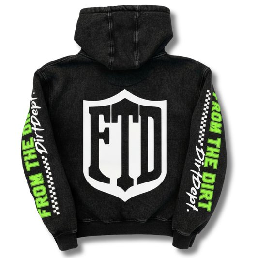 FTD Dirt Dept. Emerged From The Dirt zip up hoodie - FTD MERCH BY DREW™