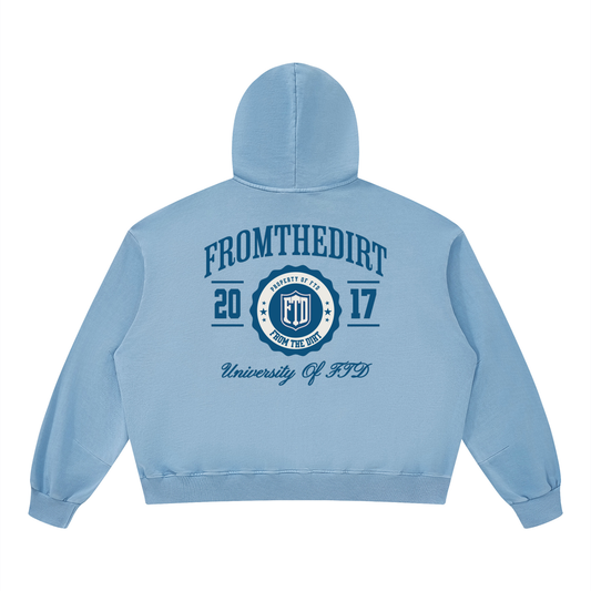 From The Dirt Boxy Vintage Washed Hoodie
