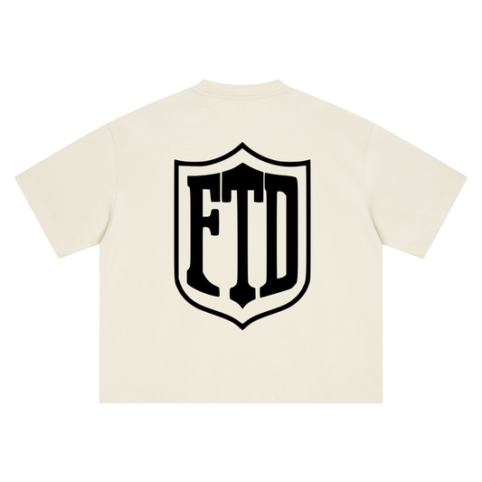 FTD NYC Censored Boxy Oversized T-Shirt - FTD MERCH BY DREW™