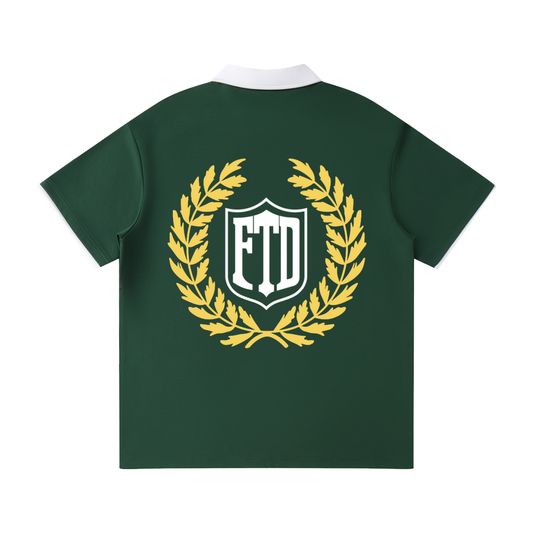FTD From The Dirt Collective Contrast Collar Polo Shirt - FTD MERCH BY DREW™