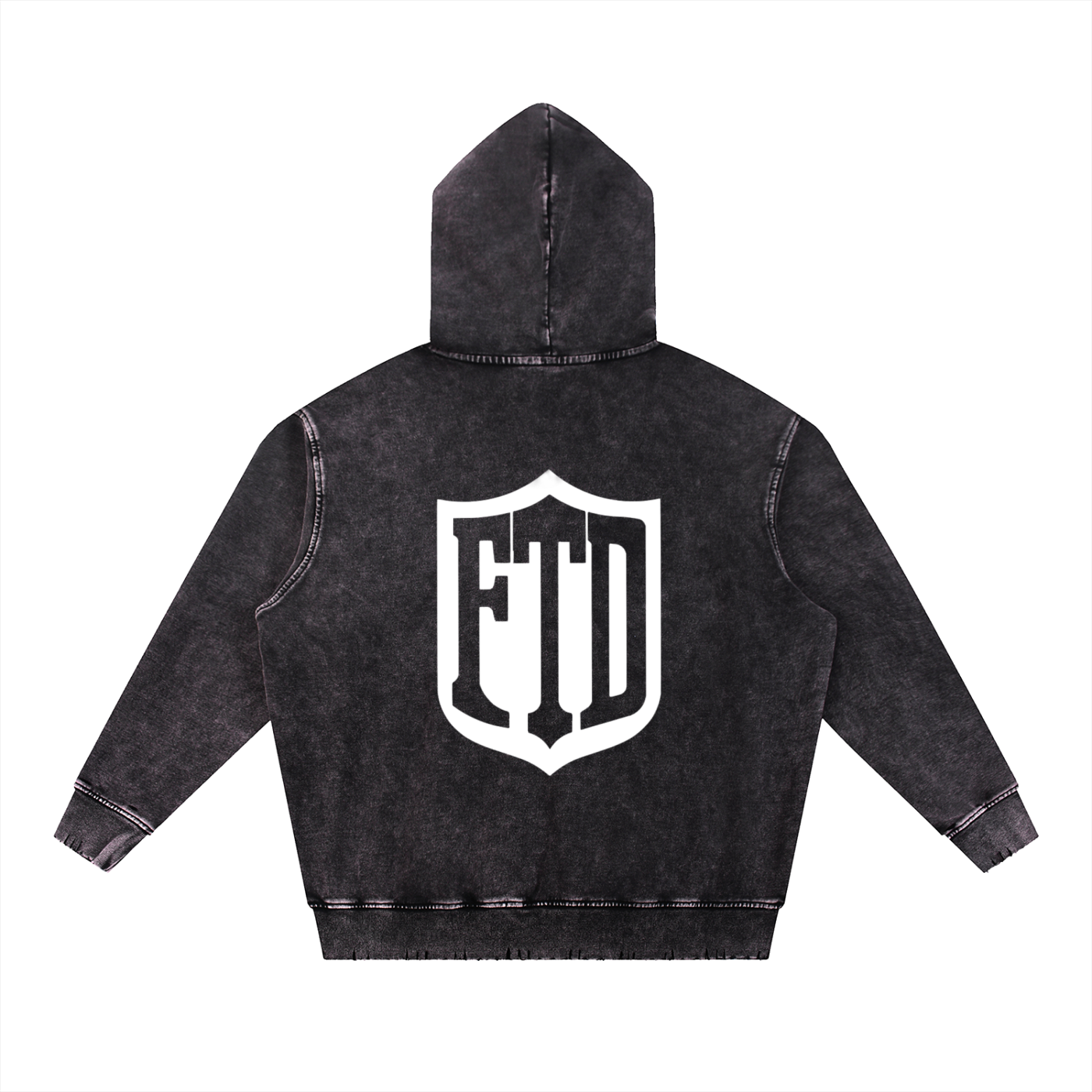 FTD From The Dirt Snow Wash Heavyweight Hoodie - FTD MERCH BY DREW™