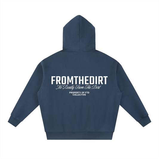 FTD From The Dirt Collective Essential Oversized Fleece Boxy Hoodie - FTD MERCH BY DREW™