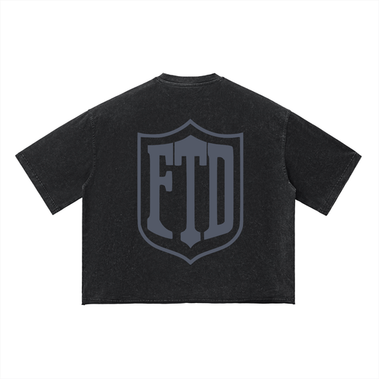 FTD "Dirt Rich" Tee Vintage Wash Boxy T-Shirt