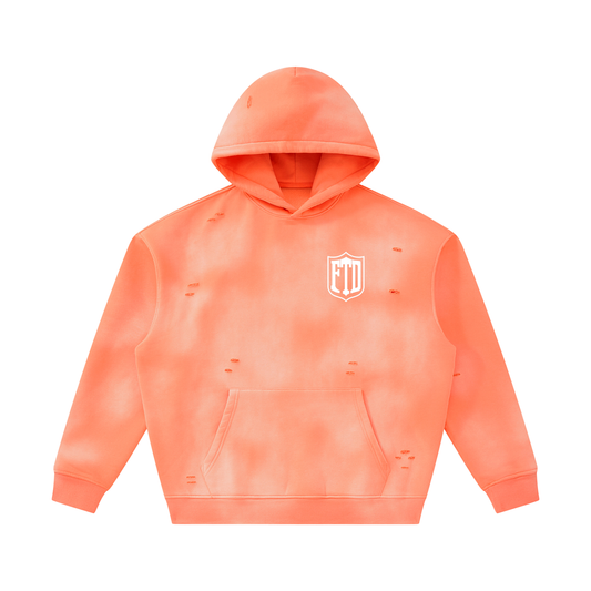 FTD From The Dirt Sunfade Frayed Fleece Hoodie