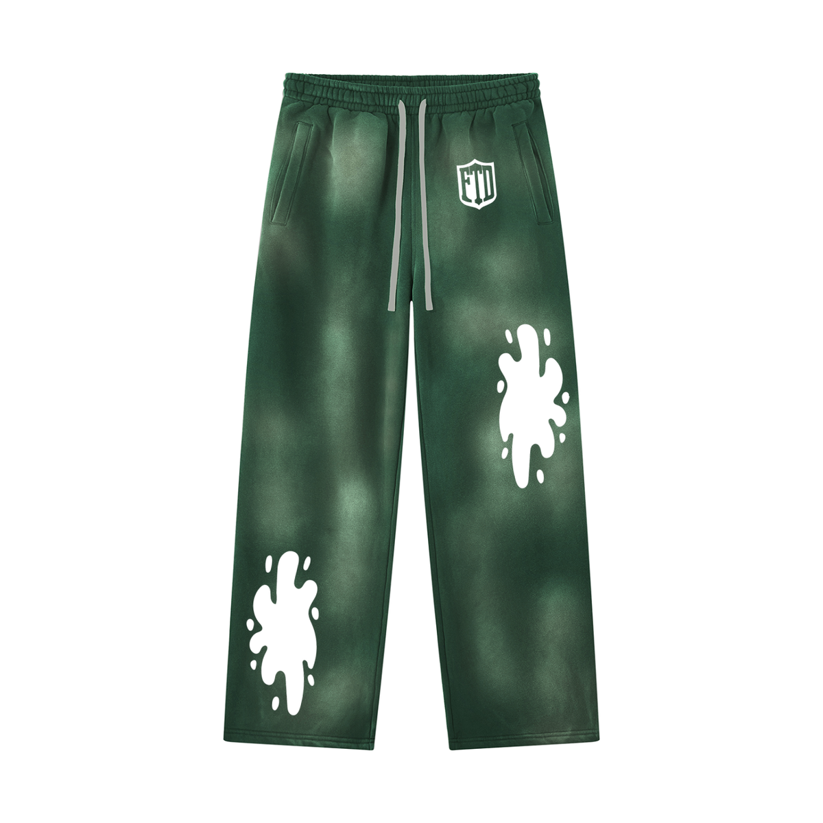 FTD From The Dirt Sunfade Wide Leg Fleece Sweatpants