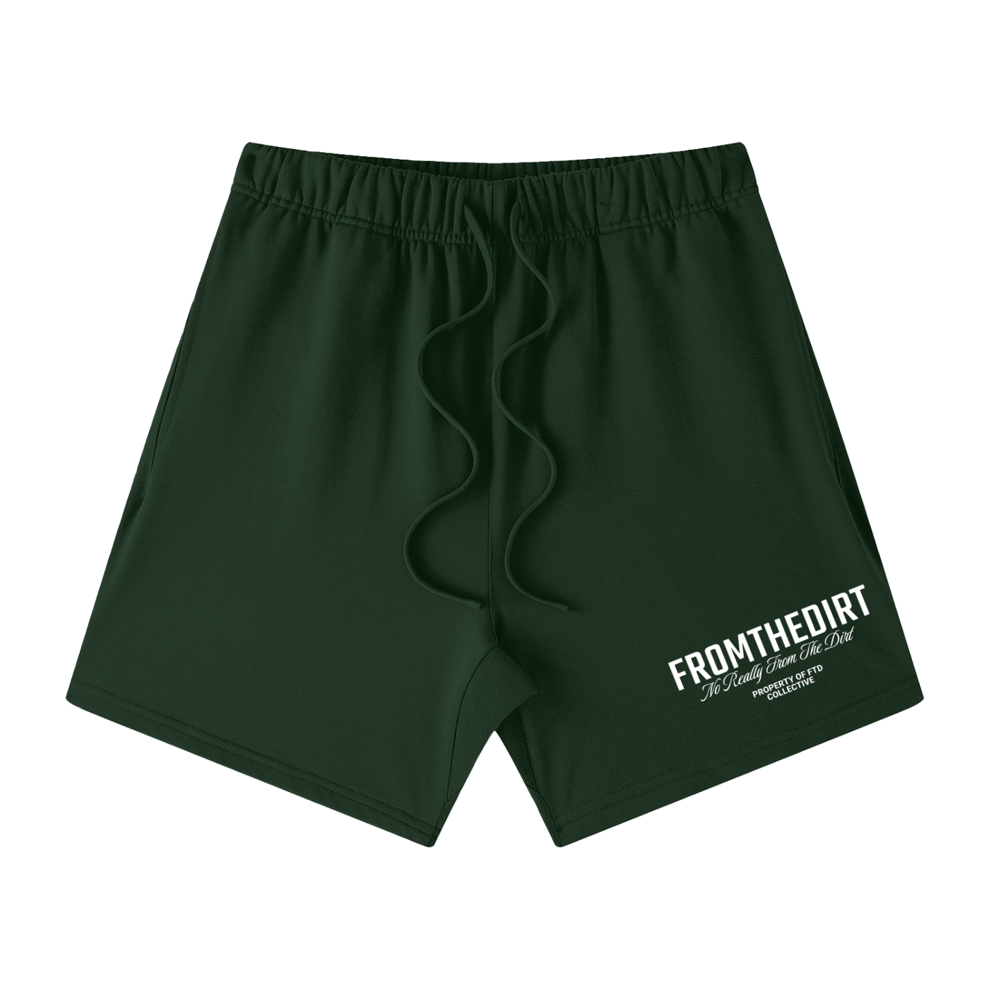 FTD FROM THE DIRT Loose Fit Cotton Shorts