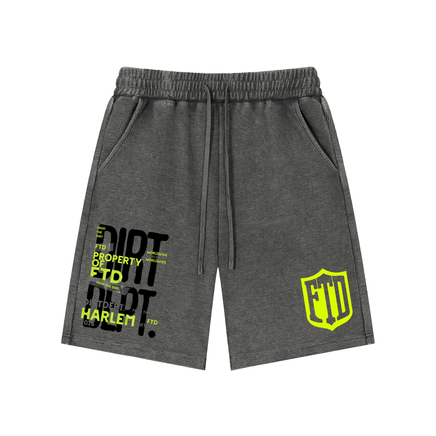 FTD Staples Mineral Wash Waffle Knit Shorts - FTD MERCH BY DREW™
