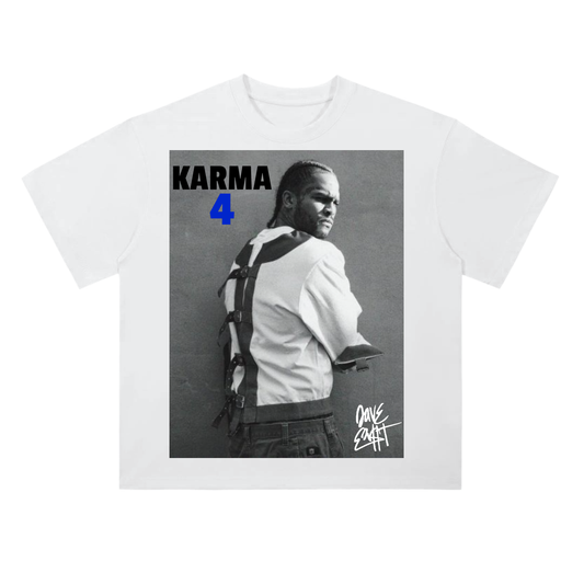 D.East Karma 4 FTD Heavyweight Drop Shoulder Cotton T-Shirt - FTD MERCH BY DREW™
