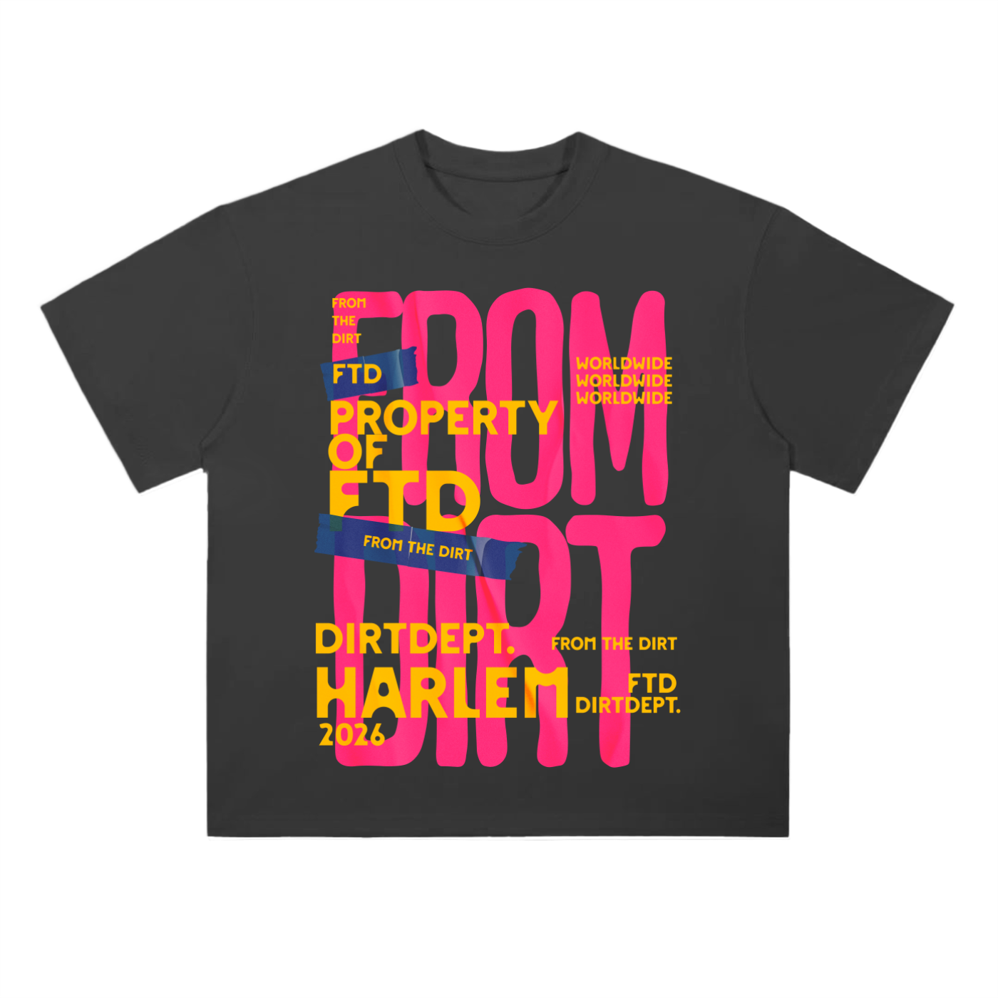 FTD Staple Drop Shoulder Cotton T-Shirt