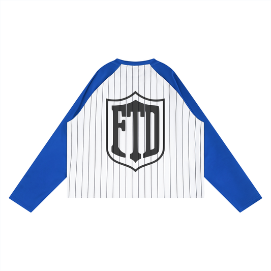 FTD From The Dirt Striped Raglan Long Sleeve T-Shirt