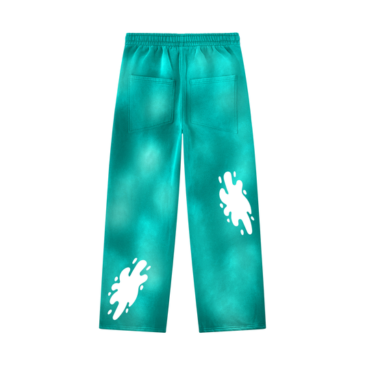 FTD From The Dirt Sunfade Wide Leg Fleece Sweatpants