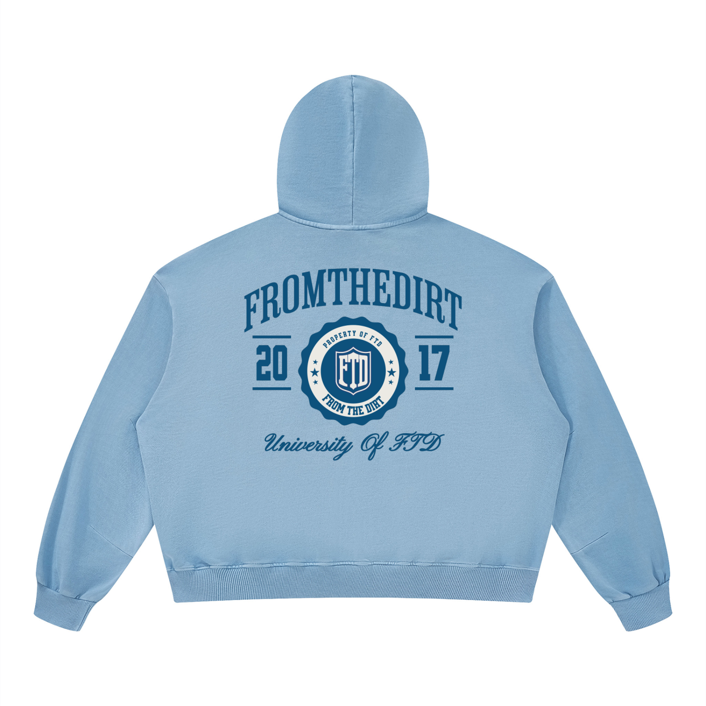 From The Dirt  Boxy Vintage Washed Hoodie