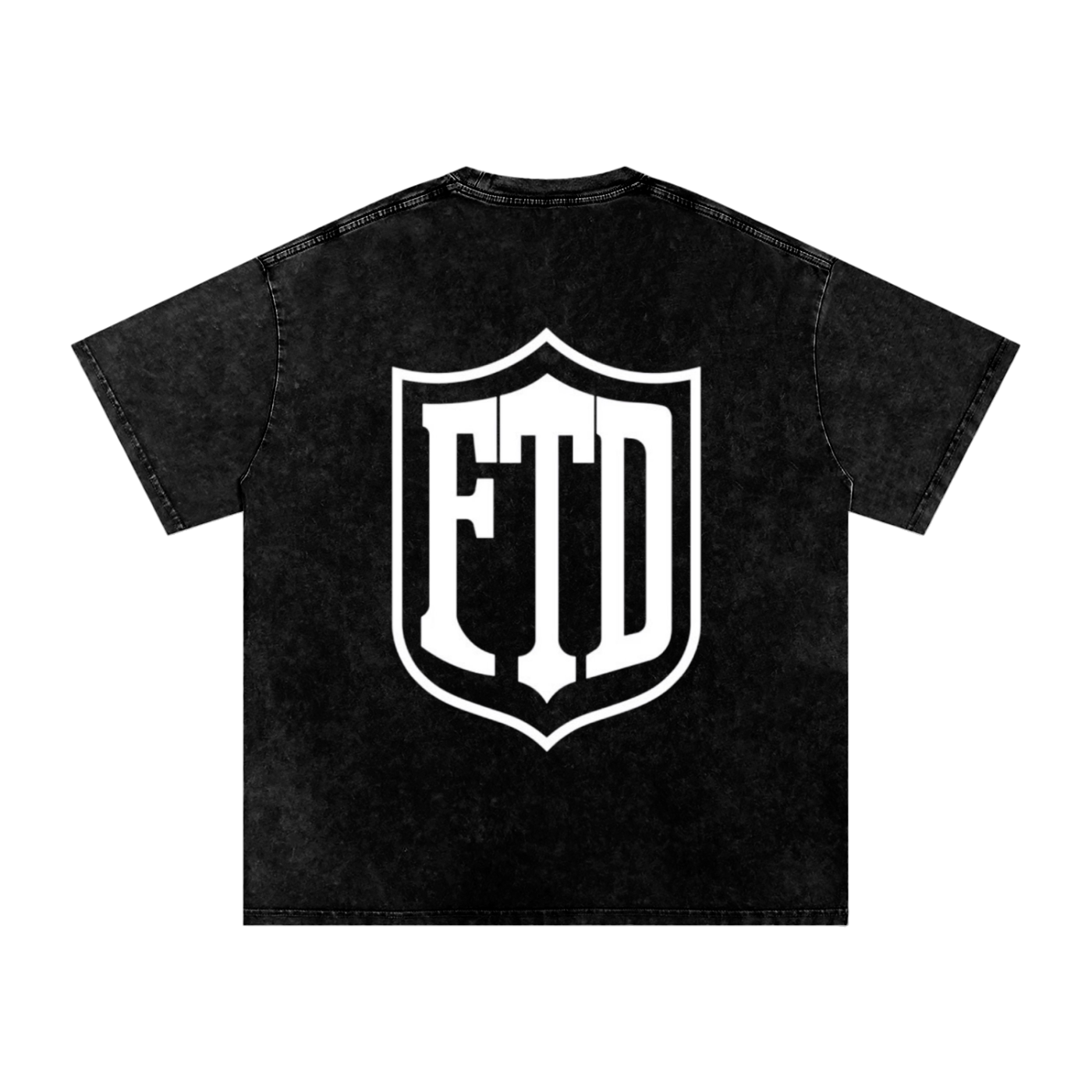 FTD Wolfpack Snow Washed Oversized Cotton T-Shirt - FTD MERCH BY DREW™