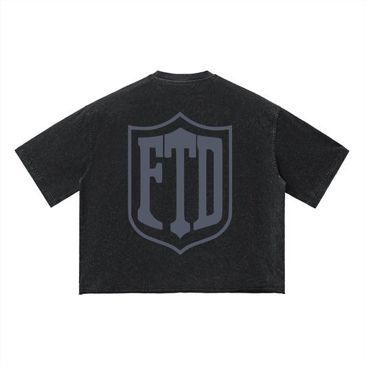 From The Dirt Grim Reaper Vintage Wash Boxy T-Shirt - FTD MERCH BY DREW™