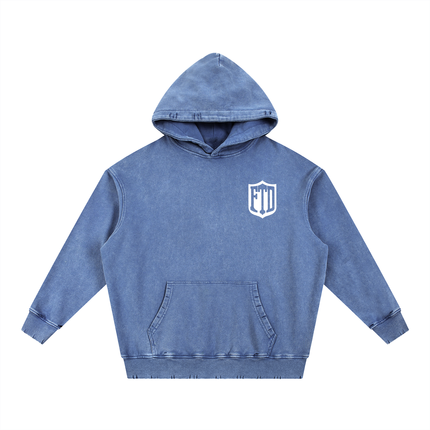 FTD From The Dirt Snow Wash Heavyweight  Hoodie - FTD MERCH BY DREW™