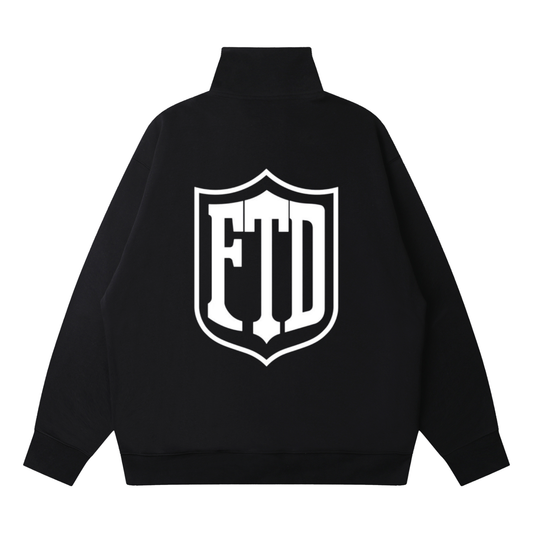 FTD From The Dirt No Really From The Dirt Collective DirtDept. Quarter-Zip Drop Shoulder Sweatshirt - FTD MERCH BY DREW™