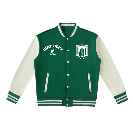 Property Of FTD Two Tone Fleeced Varsity Jacket - FTD MERCH BY DREW™