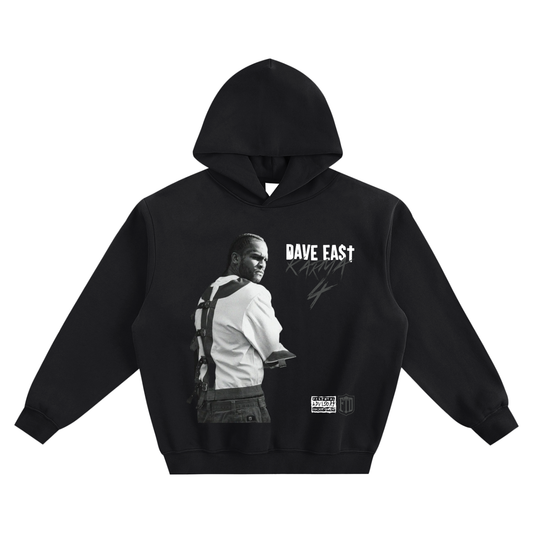 D.EAST KARMA 4 FTD Boxy Hoodie - FTD MERCH BY DREW™