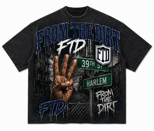 FTD From The Dirt 39th St Harlem Oversized T-shirt