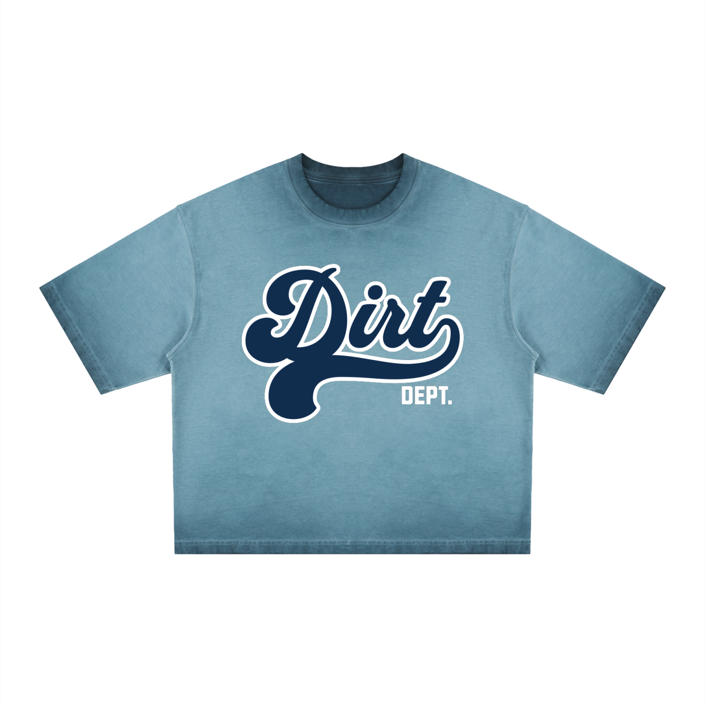 FTD DIRTDEPT. Reverse Dyed Boxy T-Shirt - FTD MERCH BY DREW™