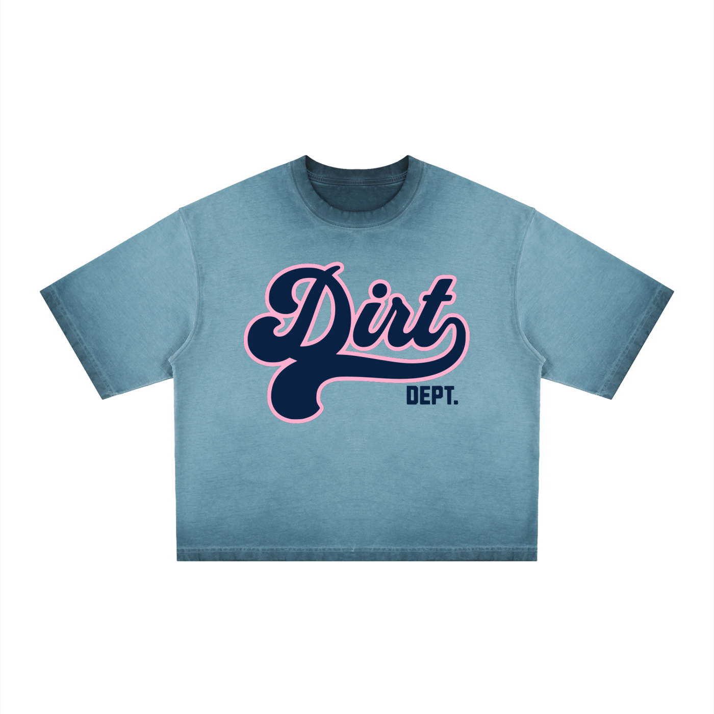 FTD DIRTDEPT. Reverse Dyed Boxy T-Shirt - FTD MERCH BY DREW™