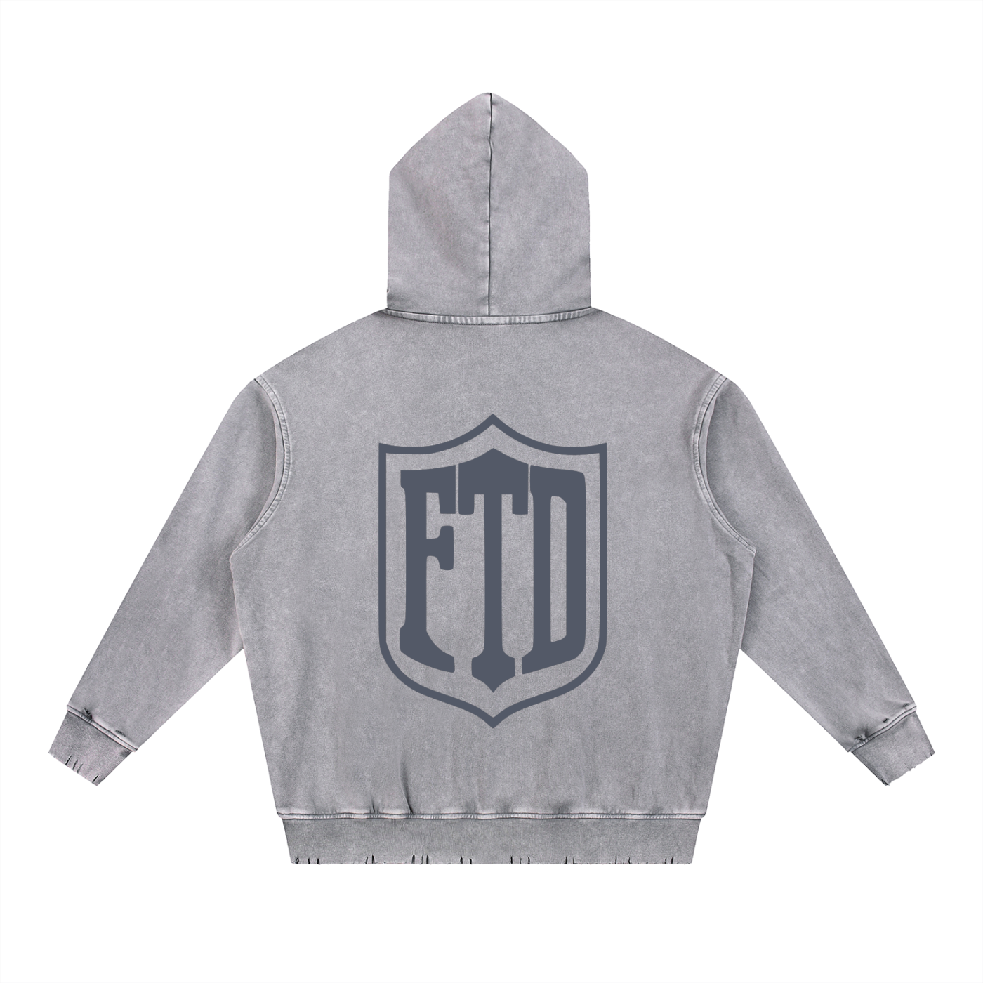 FTD From The Dirt Snow Wash Heavyweight  Hoodie - FTD MERCH BY DREW™