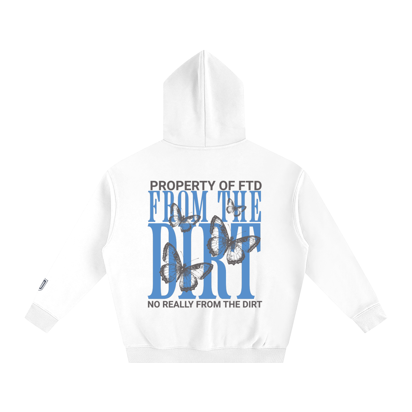 FTD From The Dirt Oversize Fleeced Hoodie - FTD MERCH BY DREW™