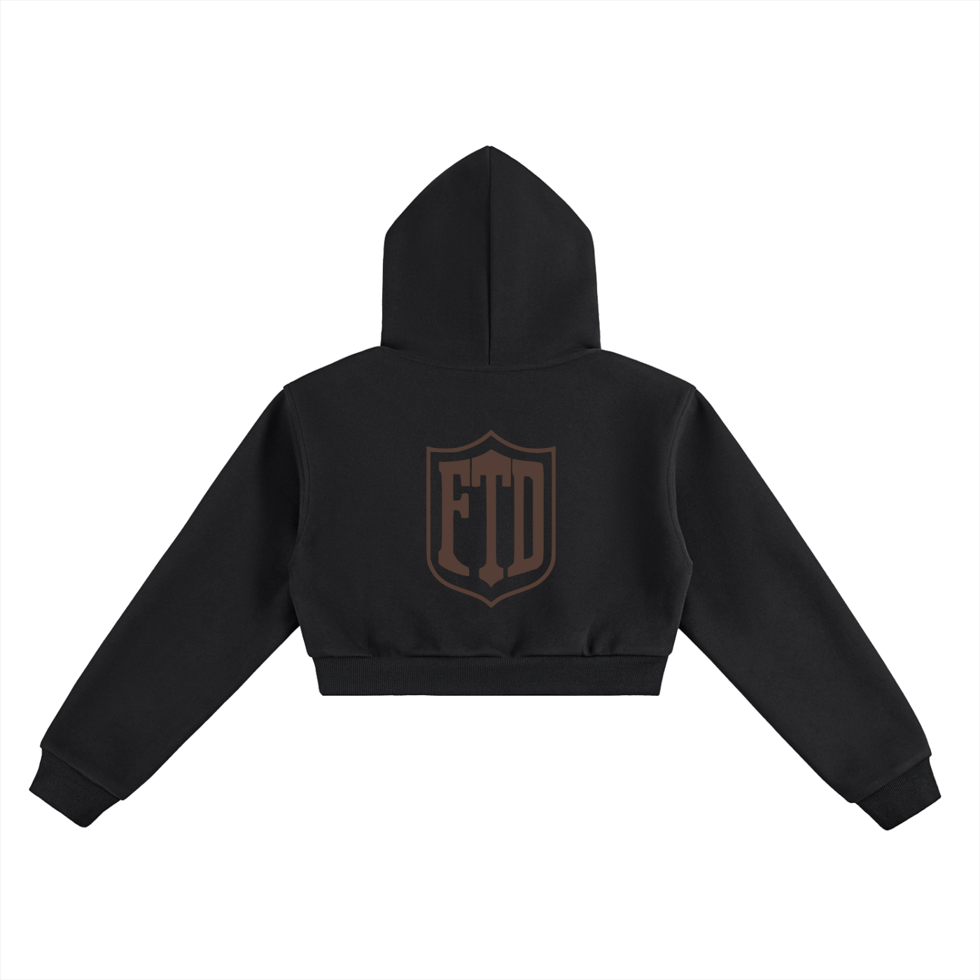 FTD FROM THE DIRT Retro Essential Cropped Hoodie - FTD MERCH BY DREW™