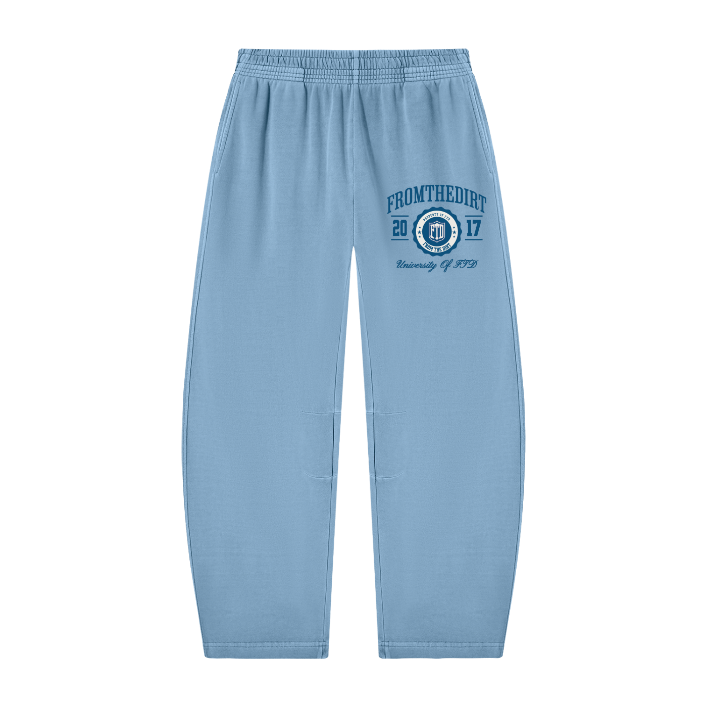 From The Dirt Vintage Washed Barrel Leg Sweatpants