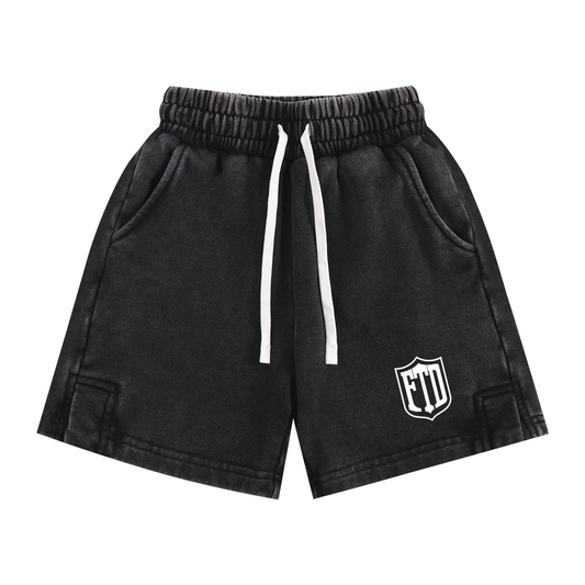 FTD Snow Washed Kids' Shorts - FTD MERCH BY DREW™