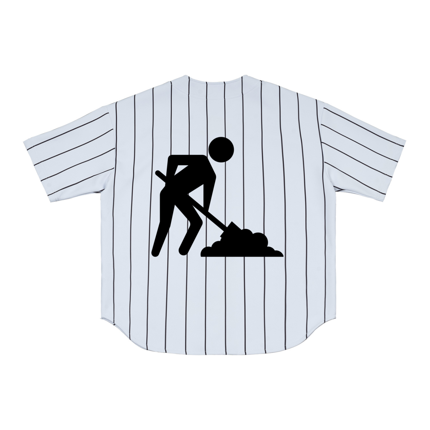 FTD From The Dirt DirtDept. Pinstripe Baseball Jersey - FTD MERCH BY DREW™