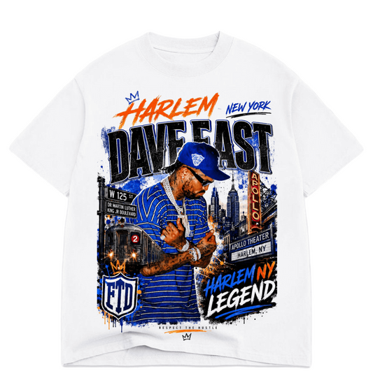 DAVE EAST FTD APOLLO NY Oversized drop shoulder Tee