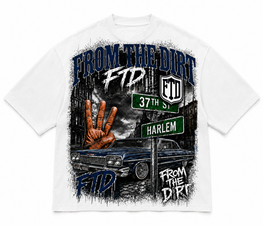 FTD From The Dirt 37th St Harlem Oversized T-shirt