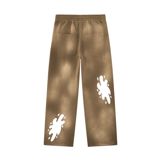 FTD From The Dirt Sunfade Wide Leg Fleece Sweatpants