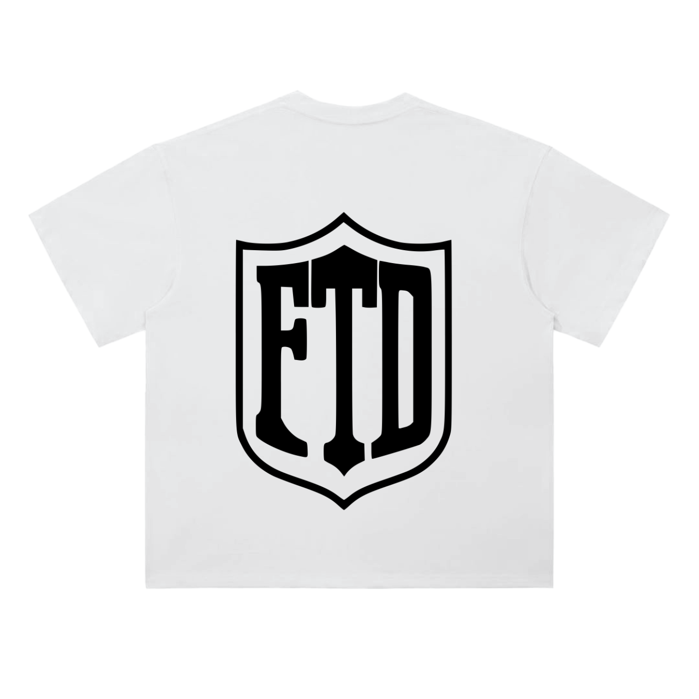 D.East Karma 4 FTD Heavyweight Drop Shoulder Cotton T-Shirt