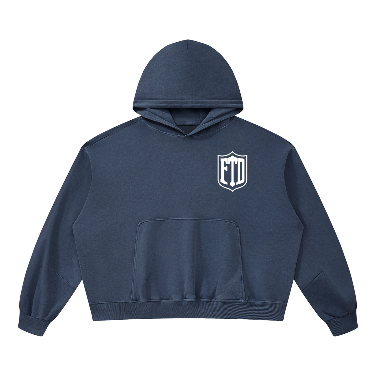 FTD From The Dirt Classic Boxy Vintage Washed Hoodie
