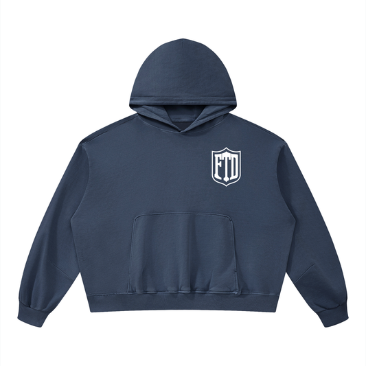 FTD From The Dirt Classic Boxy Vintage Washed Hoodie