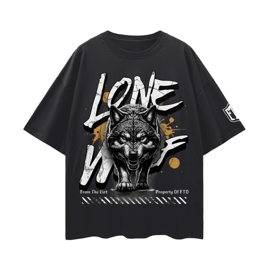 FTD Lone Wolf Loose Drop Shoulder T-Shirt - FTD MERCH BY DREW™
