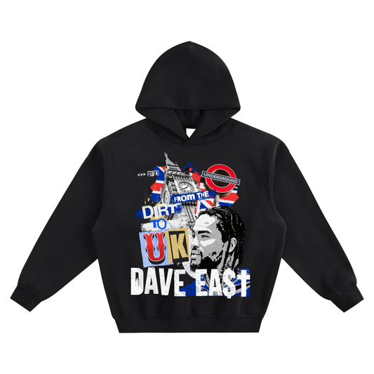 FTD From The Dirt To UK  D.East Boxy Hoodie - FTD MERCH BY DREW™