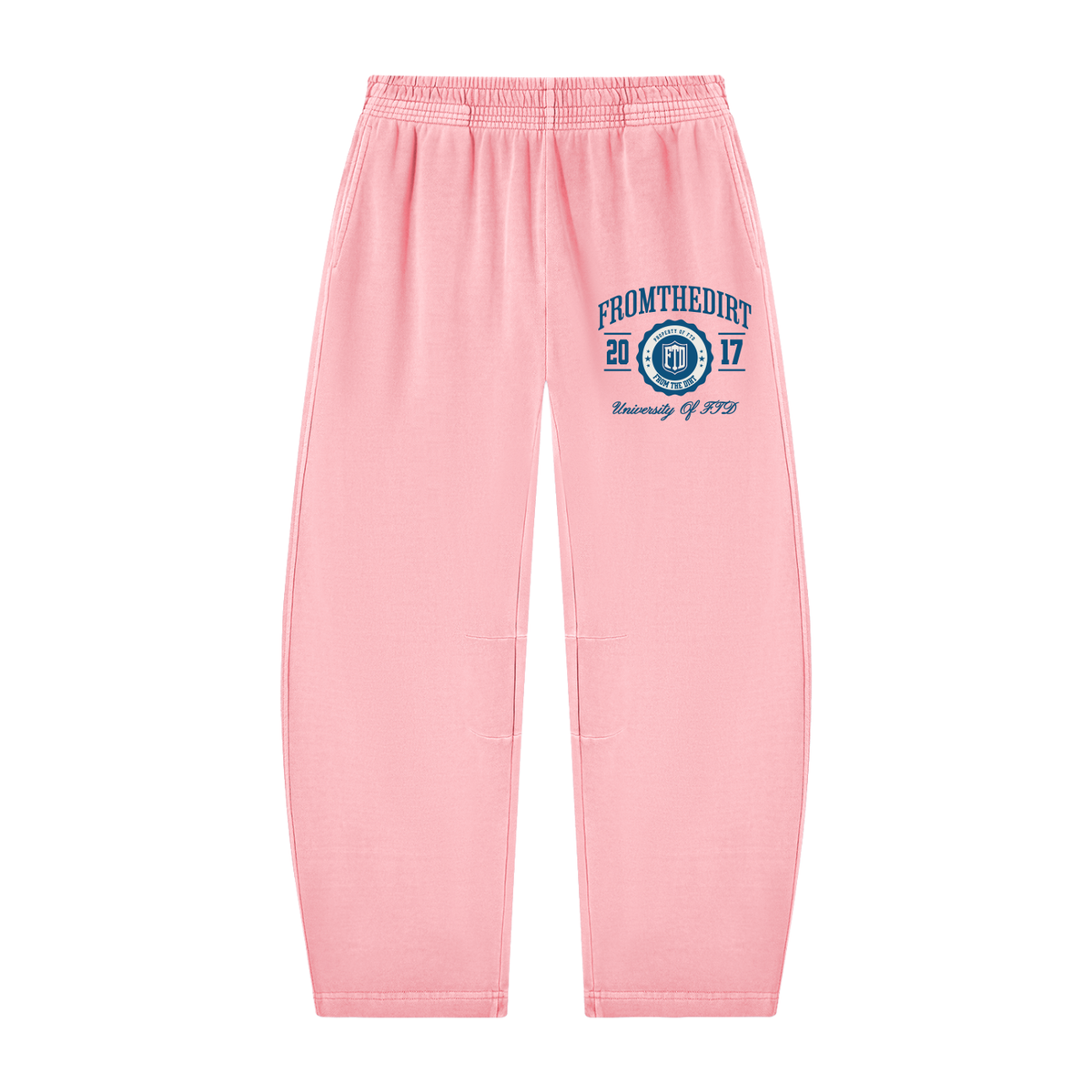 From The Dirt Vintage Washed Barrel Leg Sweatpants