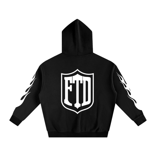 Property Of FTD No Really From The Dirt Oversize Fleeced Hoodie - FTD MERCH BY DREW™