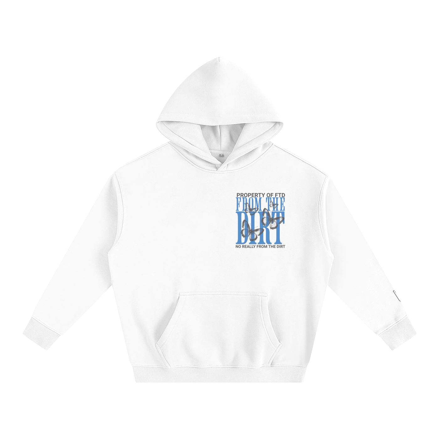 FTD From The Dirt Oversize Fleeced Hoodie - FTD MERCH BY DREW™