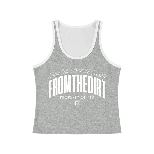 From The Dirt No Really From The Dirt FTD Cropped Tank Top - FTD MERCH BY DREW™