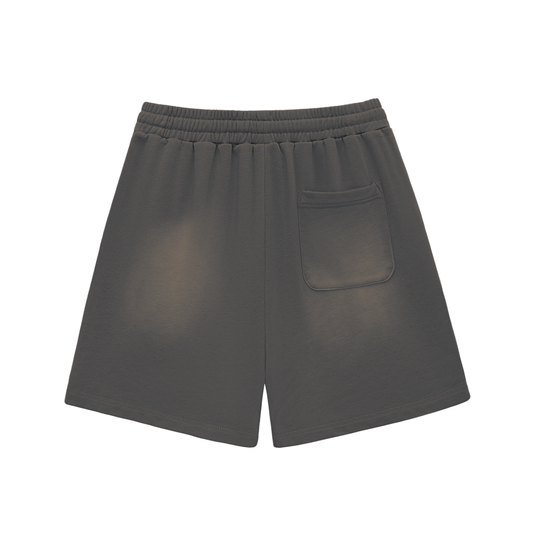 FTD Had To Get Mines From The Dirt Sun Fade Raw Edge Cotton Shorts - FTD MERCH BY DREW™