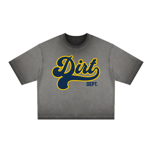 FTD DIRTDEPT. Reverse Dyed Boxy T-Shirt - FTD MERCH BY DREW™