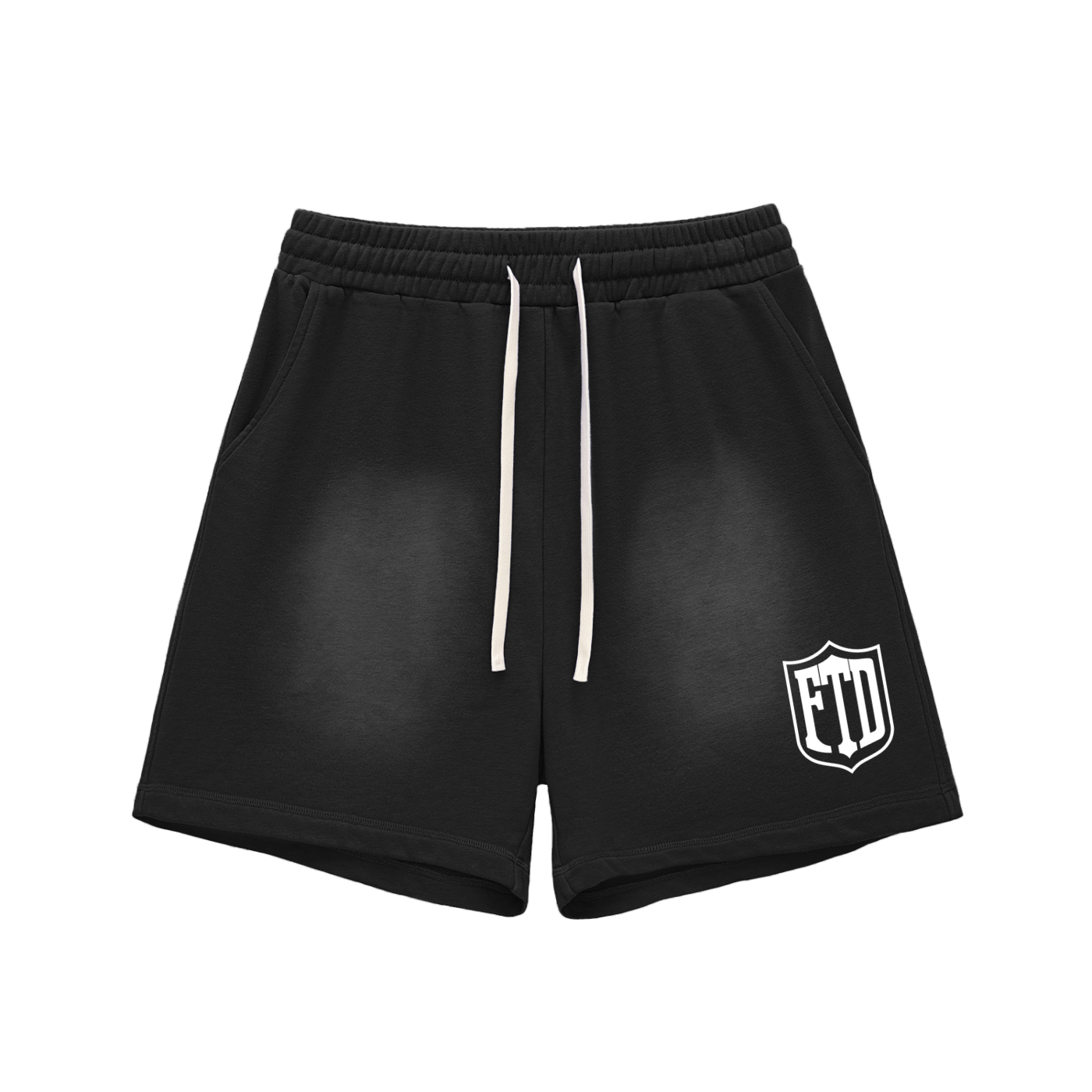 FTD Sun Fade Raw Edge Cotton Shorts - FTD MERCH BY DREW™