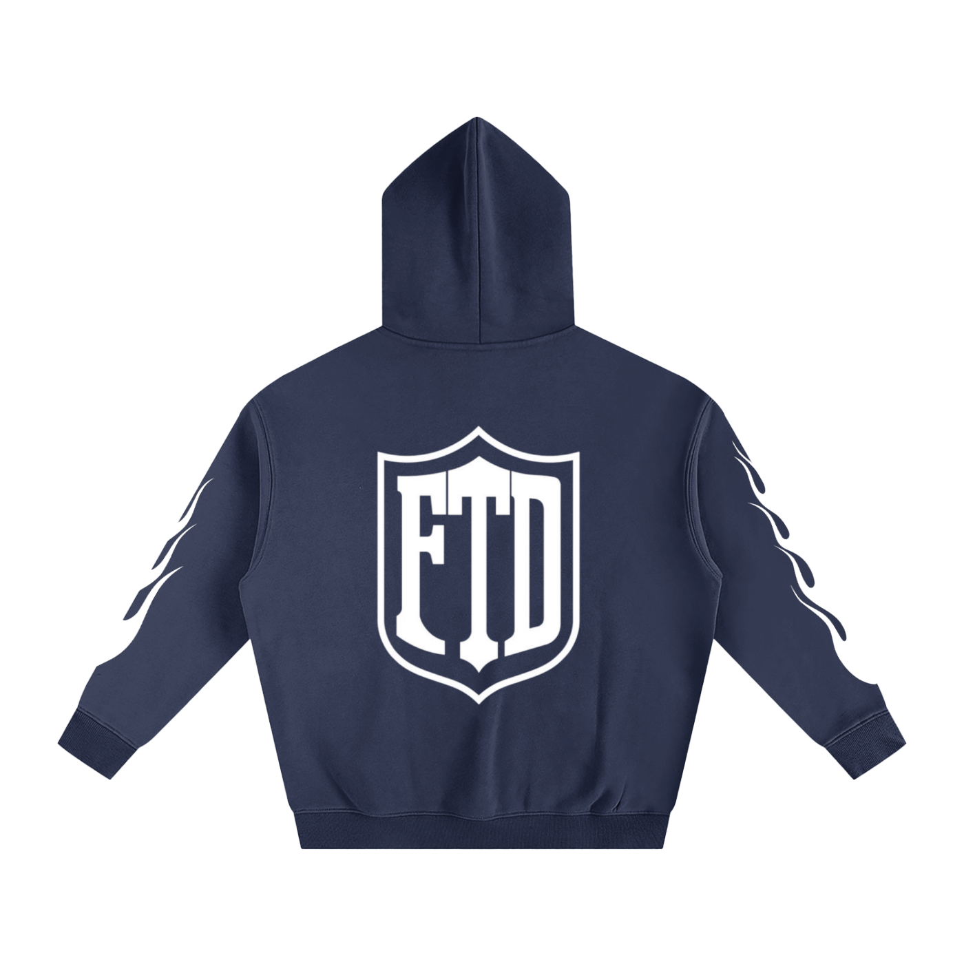 Property Of FTD No Really From The Dirt Oversize Fleeced Hoodie - FTD MERCH BY DREW™
