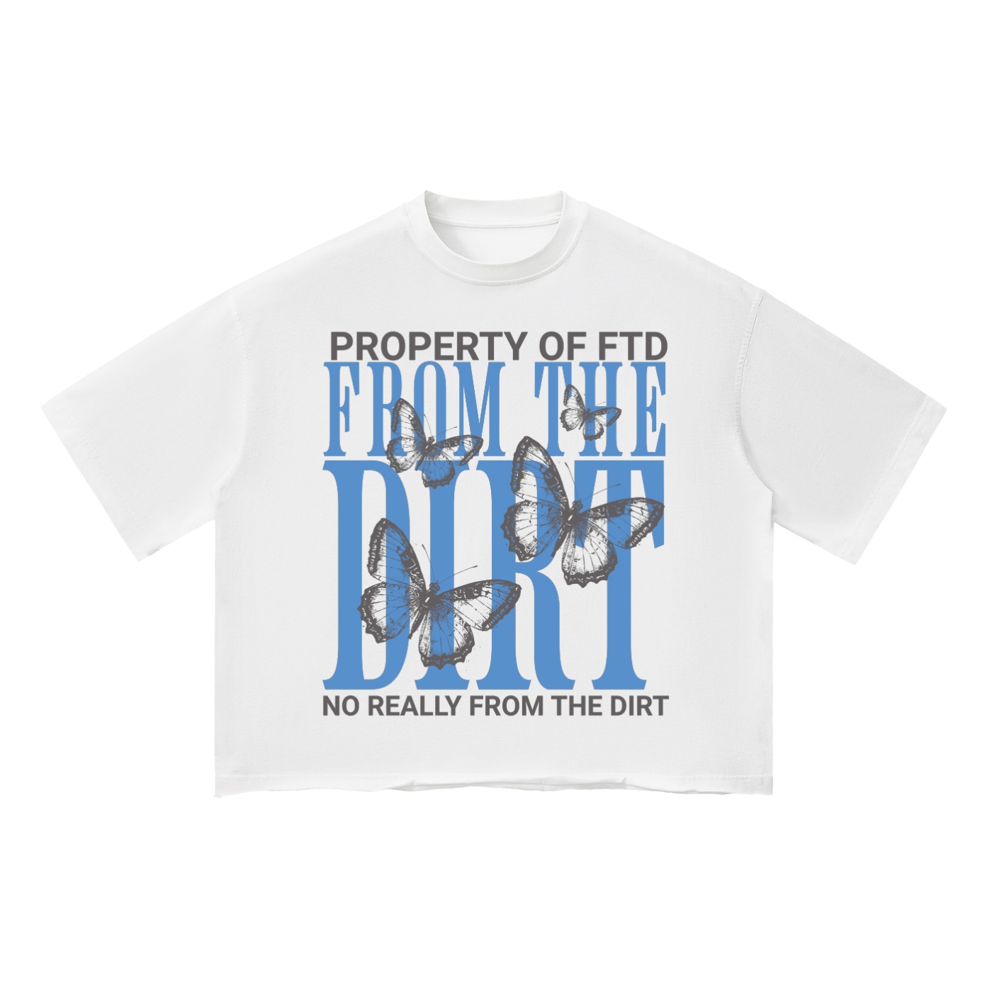 Property OF FTD Fly High  Vintage Wash Boxy T-Shirt - FTD MERCH BY DREW™